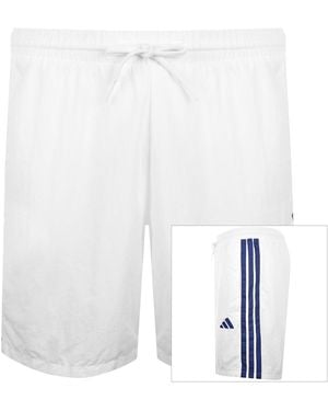 adidas 3 Stripe Chelsea Shorts - White