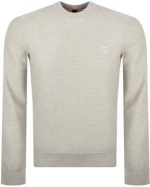 BOSS Boss Anion Knit Sweater - Gray