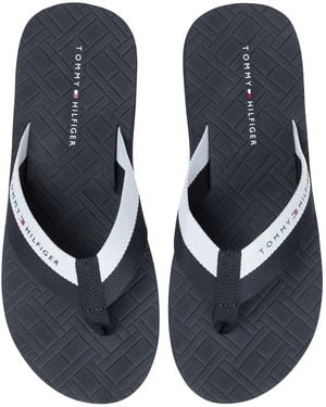 Tommy Hilfiger Beach Flip Flops - Blue