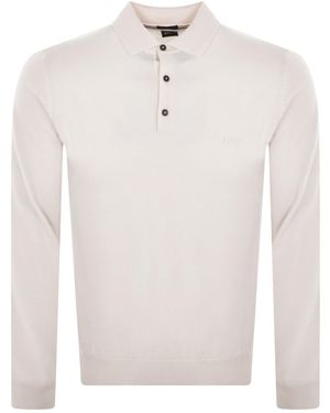 BOSS BUSINESS Boss Bono Knit Jumper - White