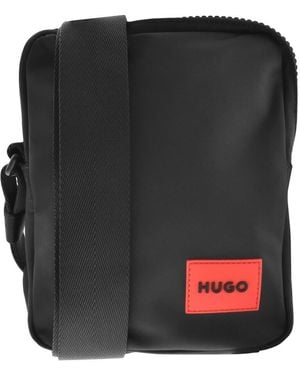 HUGO Ethon Zip Bag - Black