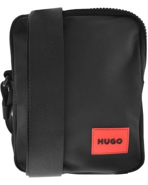 HUGO Ethon Zip Bag - Black