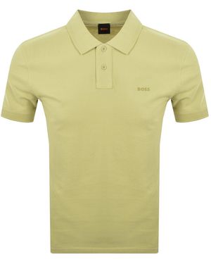 BOSS Boss Prime Polo T Shirt - Green