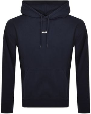 BOSS Boss Wetalk Pullover Hoodie - Blue