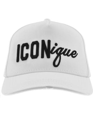 DSquared² Badge Baseball Cap - White