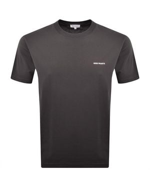 Norse Projects Dyrehaven Logo T Shirt - Gray