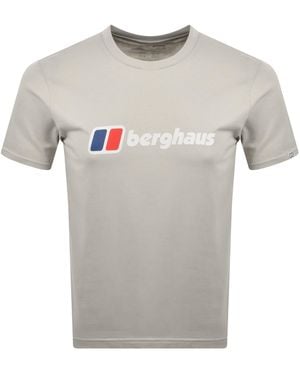 Berghaus Class Xl Logo T Shirt Light - Grey