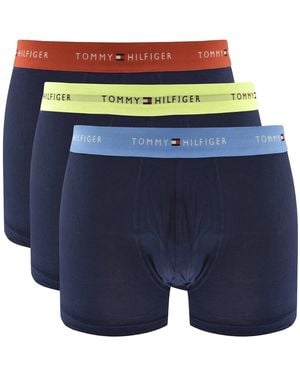 Tommy Hilfiger Underwear 3 Pack Trunks - Blue