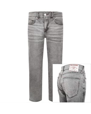 True Religion Ricky Straight Jeans - Grey