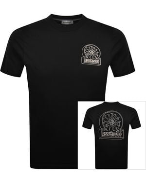 Sandbanks 3D Logo Print T Shirt - Black