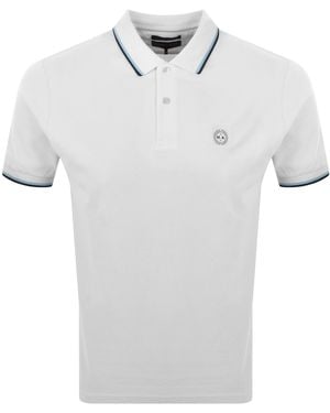 Marshall Artist Tipped Polo T Shirt - Grey