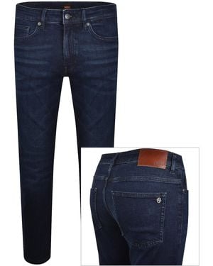 BOSS Boss Delaware Slim Fit Jeans Dark Wash - Blue