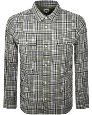 Pretty Green Thornley Check Shirt - Gray