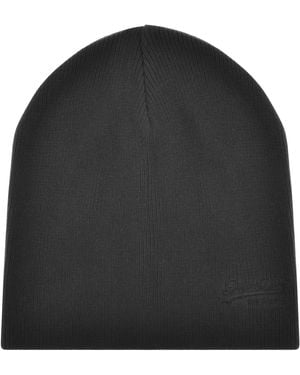 Superdry Knit Beanie Hat - Black