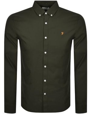 Farah Farah Brewer Slim Fit Shirt - Green