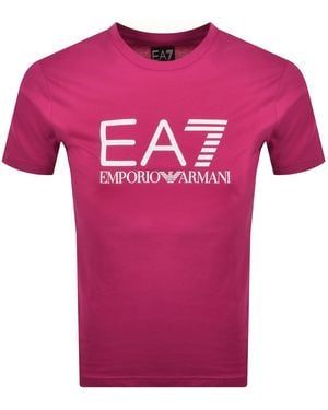EA7 Emporio Armani Train Core Id T Shirt - Pink