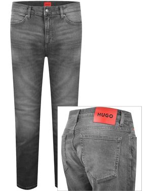 HUGO 708 Slim Jeans Mid Wash - Grey
