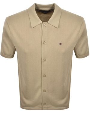 Tommy Hilfiger Knitted Shirt - Natural