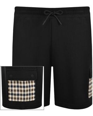 Aquascutum Lamina Pocket Shorts - Black
