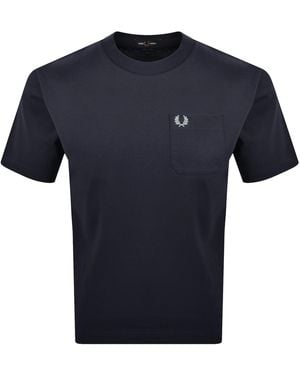 Fred Perry Relaxed T Shirt - Blue
