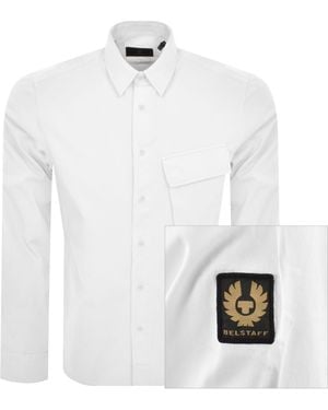 Belstaff Scale Long Sleeved Shirt - White