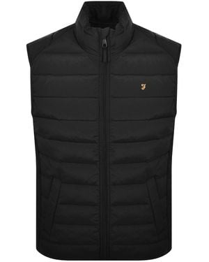 Farah Farah Kennedy Padded Gilet - Black