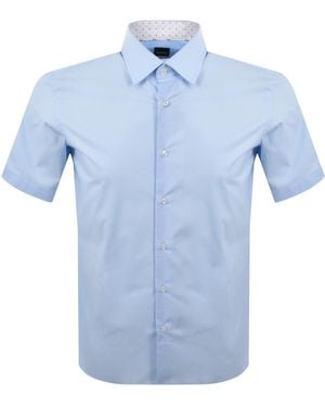 BOSS BUSINESS Boss H Joe Kent Shirt - Blue