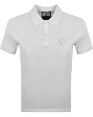 Versace Jeans Couture Couture Polo T Shirt - Grey