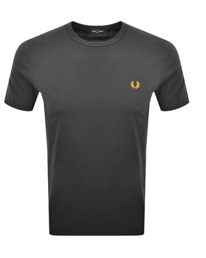 Fred Perry Ringer T Shirt - Gray