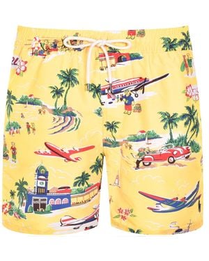 Ralph Lauren Traveler Swim Shorts - Yellow
