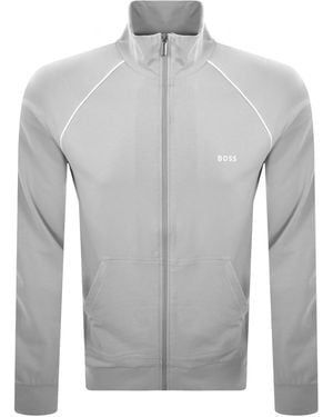 BOSS BUSINESS Boss Lounge Mix And Match Track Top - Grey