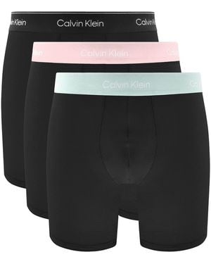 Calvin Klein Underwear 3 Pack Icon Boxer Briefs - Black