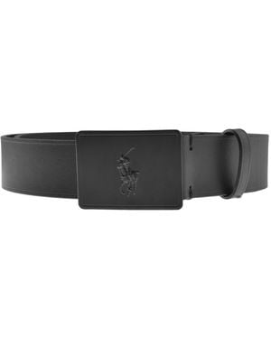Ralph Lauren Plaque Casual Belt - Black