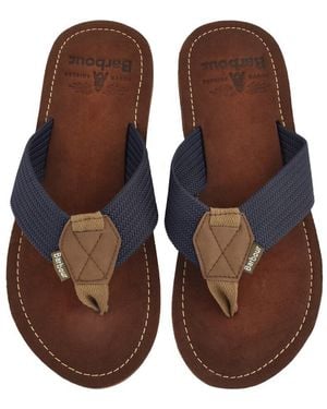 Barbour Toeman Flip Flops - Brown