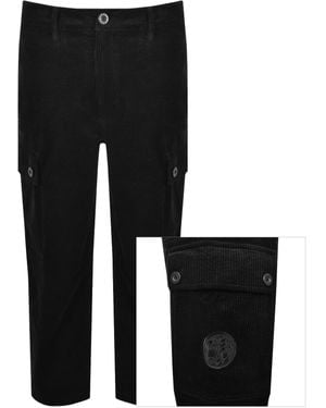 Pretty Green Dalmorton Cargo Trousers - Black