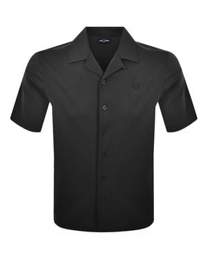 Fred Perry Revere Coller Shirt Anchor - Black