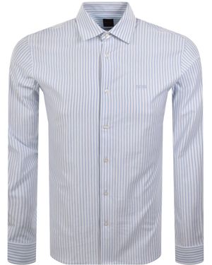 BOSS Boss Mysoft 2 Long Sleeve Shirt - Blue