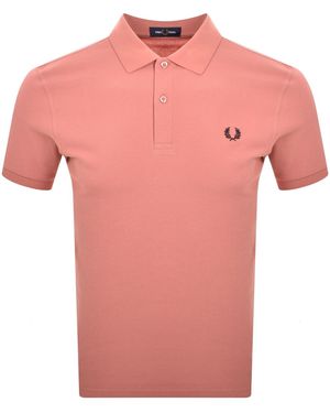 Fred Perry Polo T Shirt - Pink