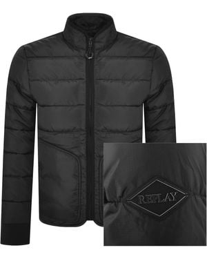 Replay Padded Jacket - Black