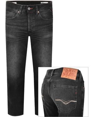 Replay Deryck Regular Fit Jeans Dark - Gray