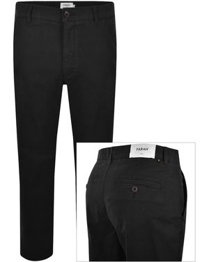 Farah Farah Norwood Regular Chino Trousers - Black