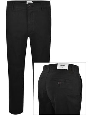 Farah Farah Norwood Regular Chino Pants - Black