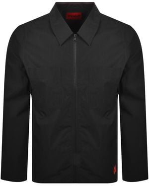 HUGO Evalom Overshirt Jacket - Black