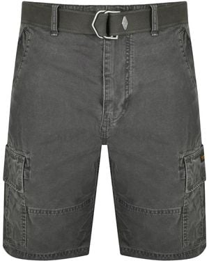 Superdry Vintage Heavy Cargo Shorts - Gray