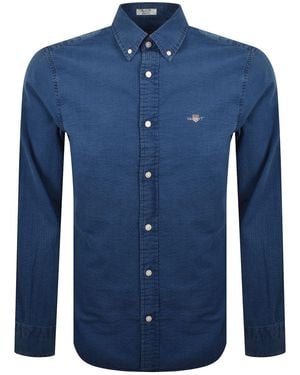 GANT Seersucker Shirt - Blue