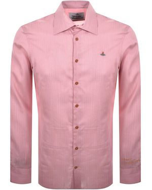 Vivienne Westwood Ghost Stripe Shirt - Pink