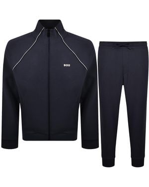 BOSS Boss Contrast Piping Tracksuit Set - Blue