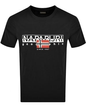 Napapijri S Aylmer T Shirt - Black