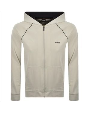 BOSS BUSINESS Boss Mix And Match Full Zip Hoodie - Grey