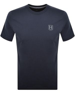 Hackett Logo T Shirt Old - Blue